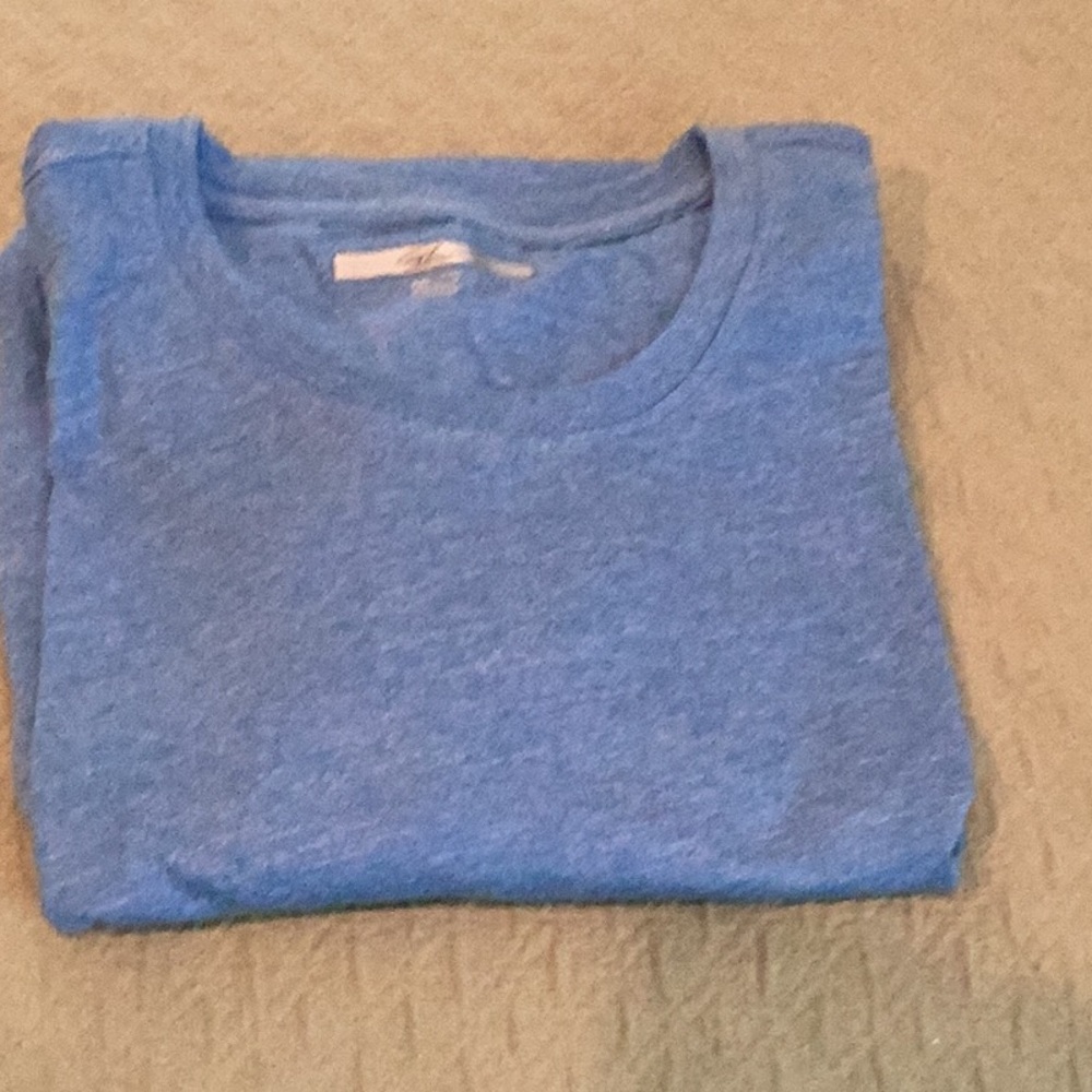Men's Short Sleeve Crew Neck T-Shirt in Sky Blue.  C